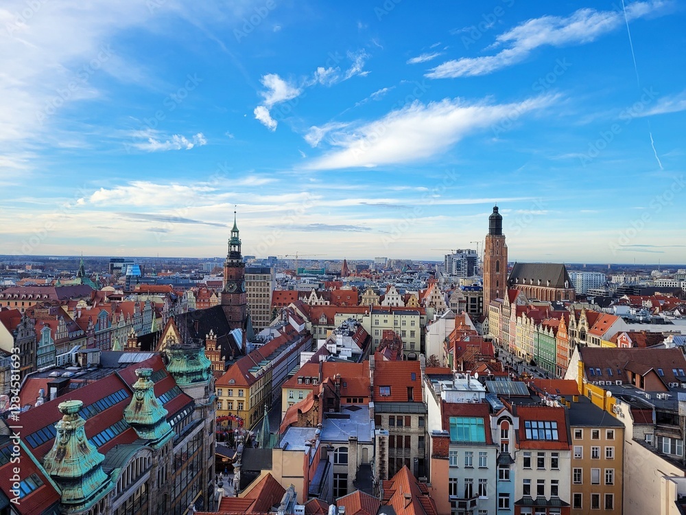 Fototapeta premium panorama of wroclaw