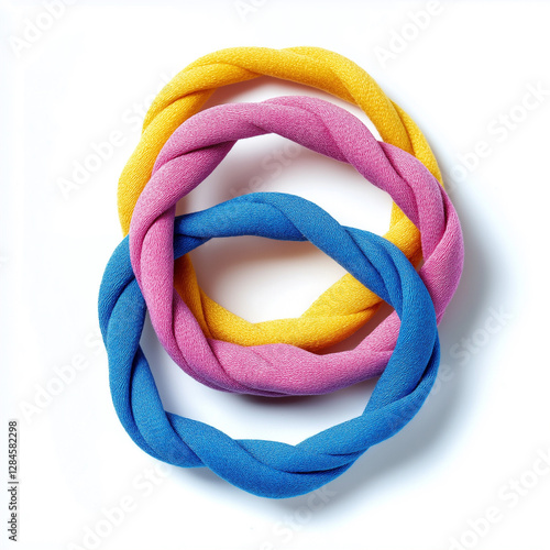 Wallpaper Mural hair ties Isolated on white Background Torontodigital.ca