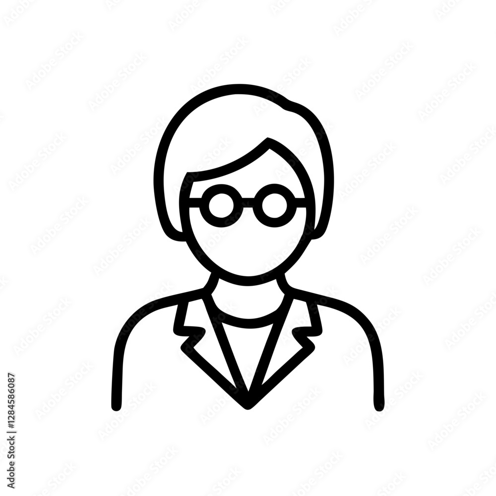 Teacher Professor Icon Set Vector Art Illustration for Education and Academic Designs Teacher Professor Icon Set Vector Art Illustration for Education and Academic Designs