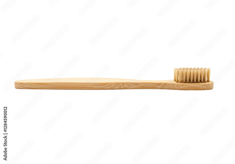 Isolated Bamboo Toothbrush for Sustainable Oral Care Isolated Bamboo Toothbrush for Sustainable Oral Care