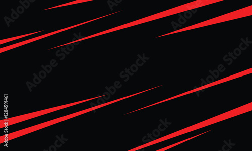 Abstract red sharp stripes racing background