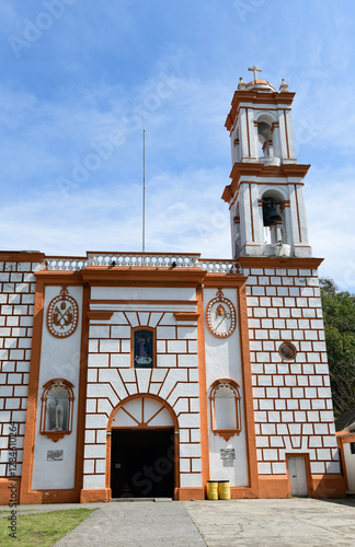 Obraz na płótnie Parroquia De Nuestra Señora de la Asunción, Jolitepec in Veracruz state, Mexico w salonie