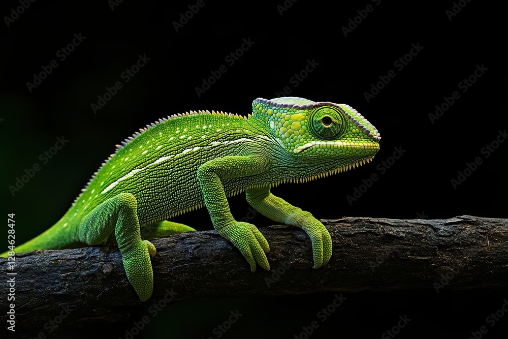 In the Spiny pygmy chameleon (Rhampholeon acuminatus) was discovered for the first time In the Spiny pygmy chameleon (Rhampholeon acuminatus) was discovered for the first time