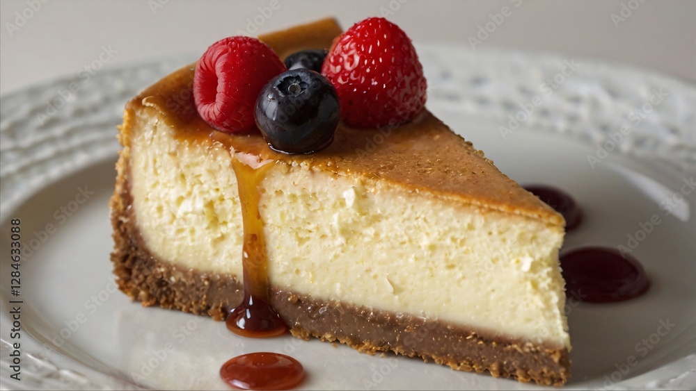 cheesecake with raspberries cheesecake with raspberries