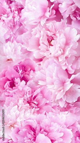 Elegant peonies in soft blush pink and rich magenta create a stunning watercolor botanical composition embracing spring's beauty