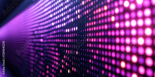 Wallpaper Mural Bright purple LED display illuminating a modern venue during a vibrant nighttime event Torontodigital.ca