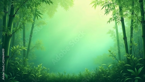 Serene Bamboo Forest