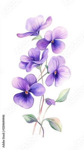 Delicate violets in shades of purple and lavender bring charm to any nature-inspired collection