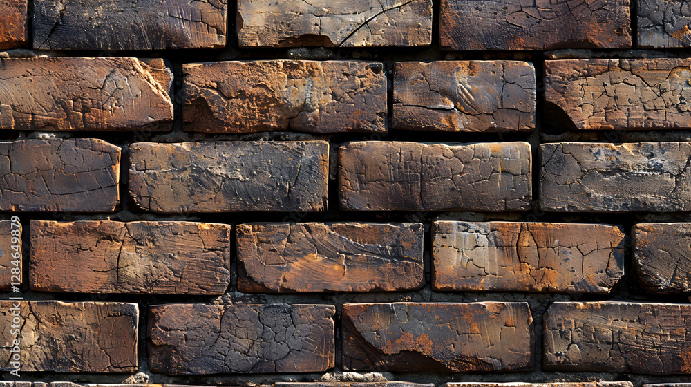 Rustic grunge brown brick wall texture background. Industrial style. Rustic grunge brown brick wall texture background. Industrial style.