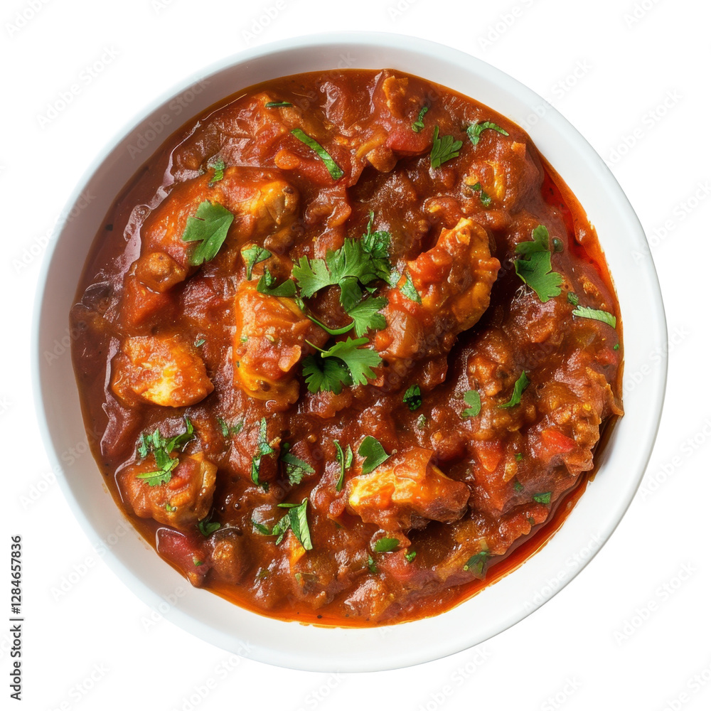 Delicious chicken stew with vibrant vegetables and herbs, served in white bowl. This hearty dish is perfect for comforting meal Delicious chicken stew with vibrant vegetables and herbs, served in white bowl. This hearty dish is perfect for comforting meal