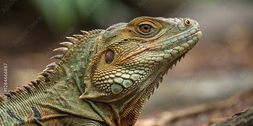 Fototapeta premium A high resolution texture of reptile skin, with detailed scales, natural shine, and intricate AI Generative
