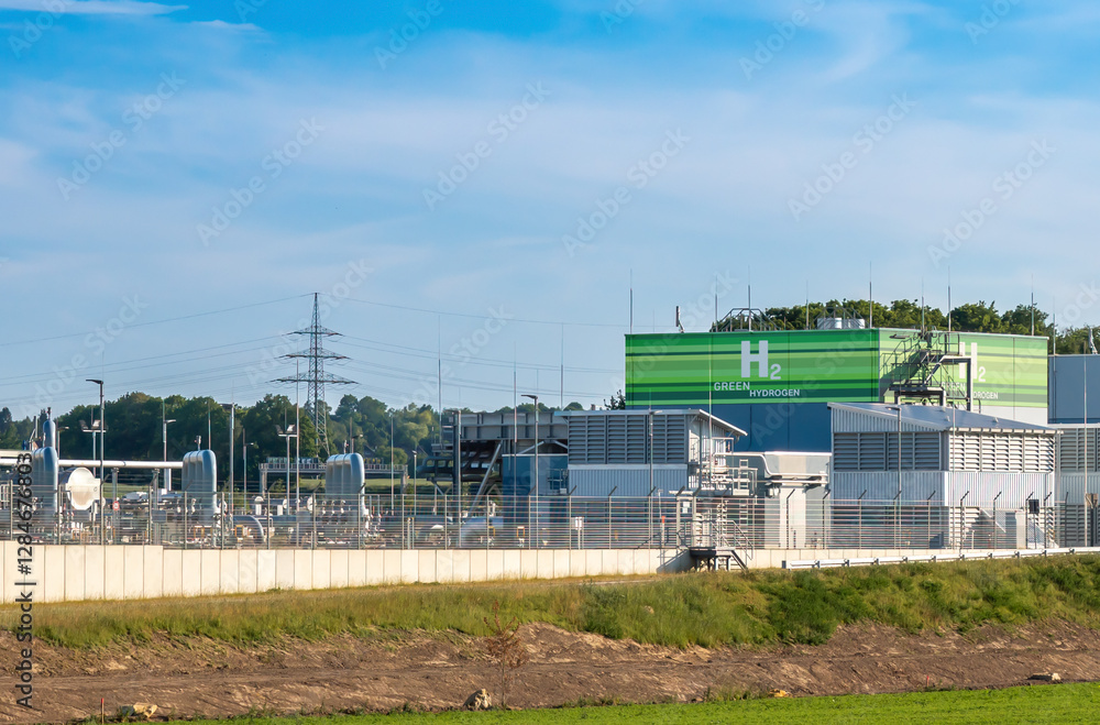 Green Bio Hydrogen H2 Production Plant - H2 energy concept