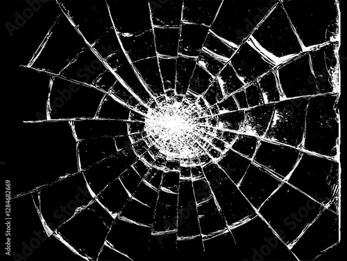 Broken Glass Pattern: A Shattered Beauty