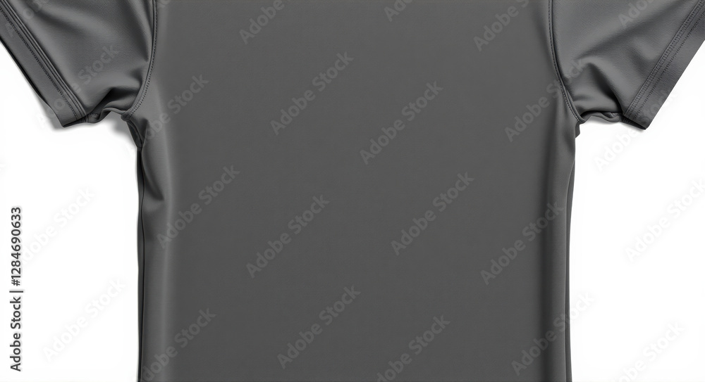 gray jersey mockup featuring smooth texture and short sleeves, ideal for showcasing designs or branding. Perfect for sports or casual wear gray jersey mockup featuring smooth texture and short sleeves, ideal for showcasing designs or branding. Perfect for sports or casual wear