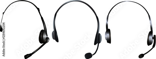 Headphones, music, call center, technology,helpline