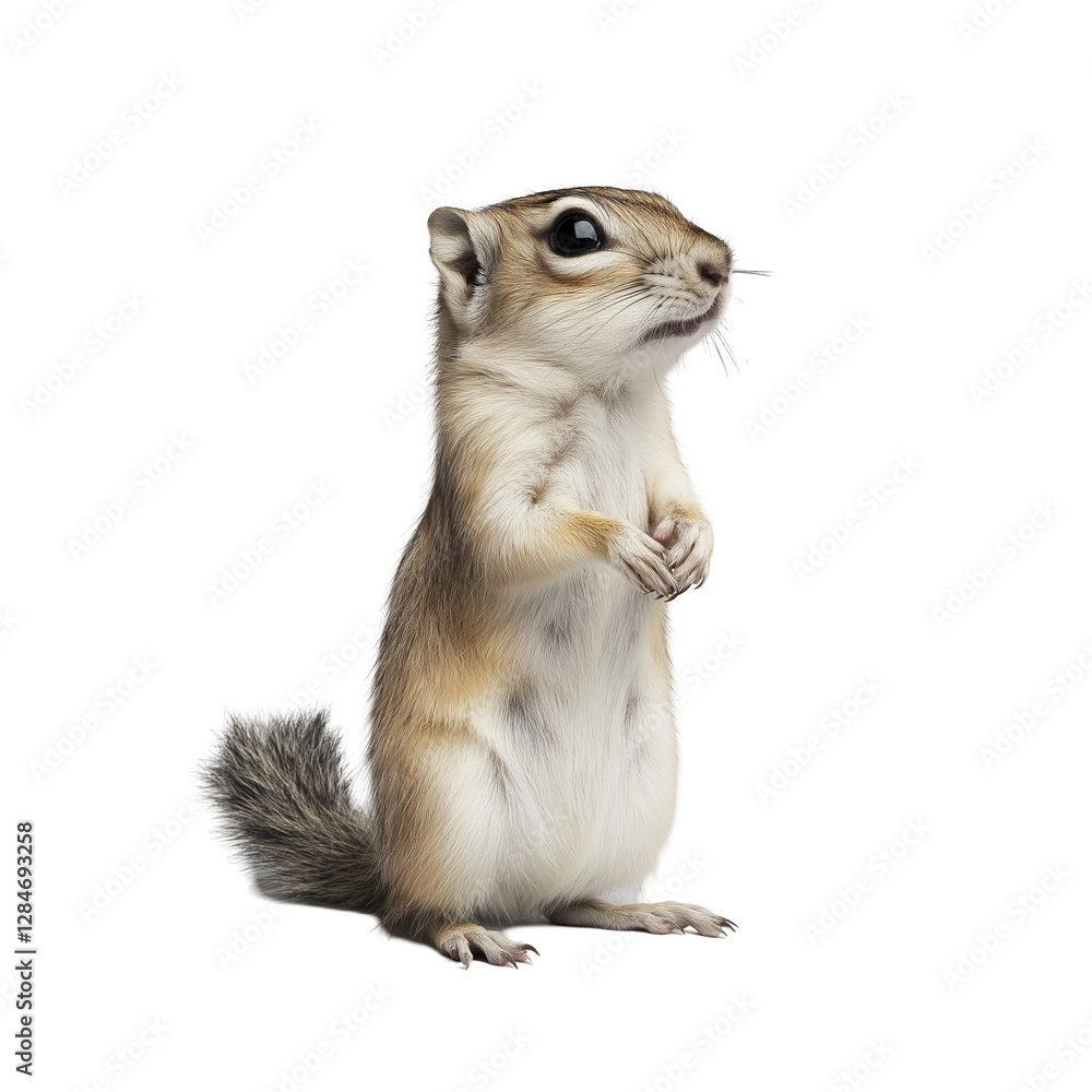 Obraz premium chipmunk on white background