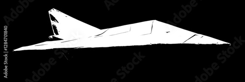 Origami Paper Airplane - A Minimalist Craft