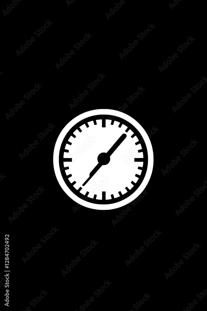 Simple Clock Icon - Time Management Simple Clock Icon - Time Management