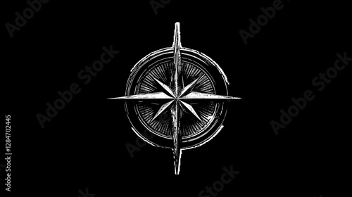 Intricate Compass Design for Exploration