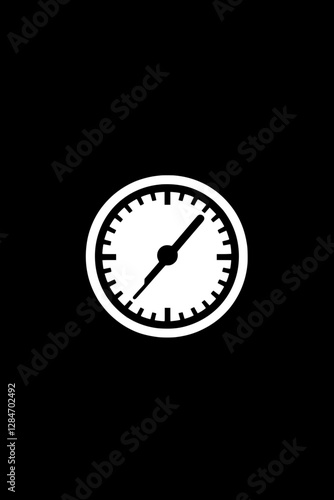 Simple Clock Icon - Time Management