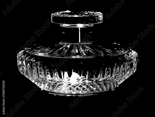 Exquisite Crystal Perfume Bottle
