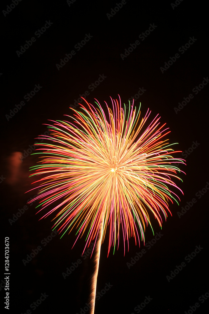 大石田まつり花火大会 尺玉 山形県 Oishida Festival Fireworks 12 inch shell 大石田まつり花火大会 尺玉 山形県 Oishida Festival Fireworks 12 inch shell