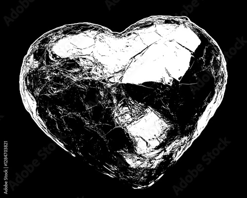 A Fractured Heart: A Study in Abstract Emotion
