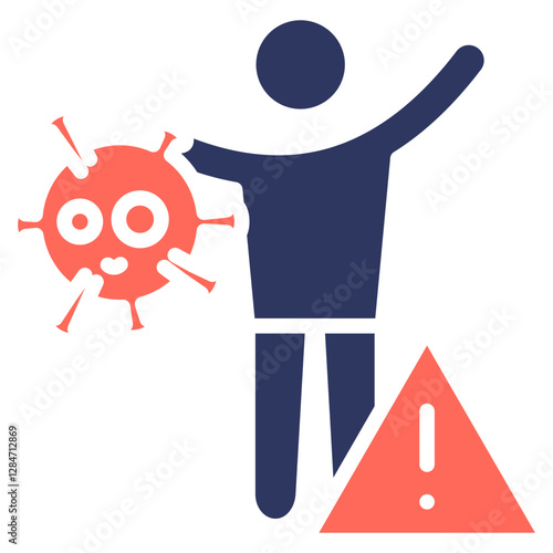 Symptoms glyph color icon