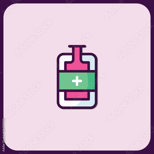 Modern Battery Icon Design with Plus Symbol