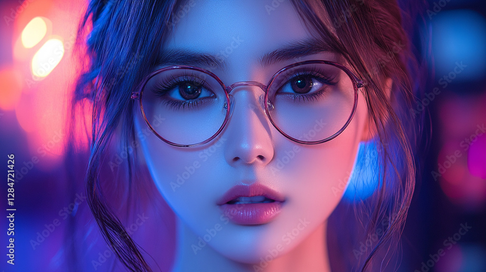 A young gamer in a sleek uniform exudes confidence and professionalism. Standing tall, her beauty and elegance are highlighted against a blurred professional background, symbolizing grace and modernit A young gamer in a sleek uniform exudes confidence and professionalism. Standing tall, her beauty and elegance are highlighted against a blurred professional background, symbolizing grace and modernit