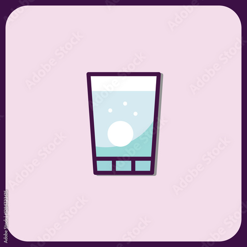 Fizzy Drink Icon: Refreshing Beverage Illustration