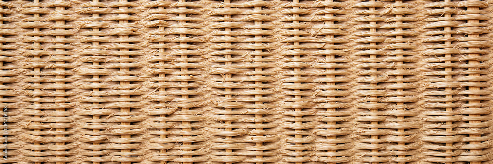 Natural woven wicker texture in close-up detail
Natural woven wicker texture in close-up detail