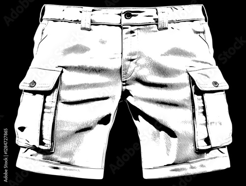 Light Gray Cargo Shorts - Practical and Stylish Workwear