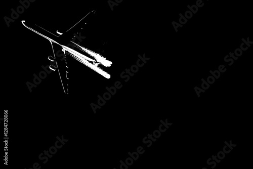 Soaring Airplane in Motion