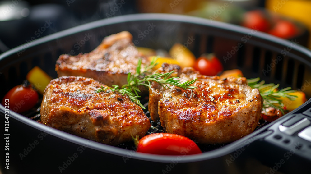 Golden Crisp: Air-Fried Pork Chops for a Healthier Bite Golden Crisp: Air-Fried Pork Chops for a Healthier Bite
