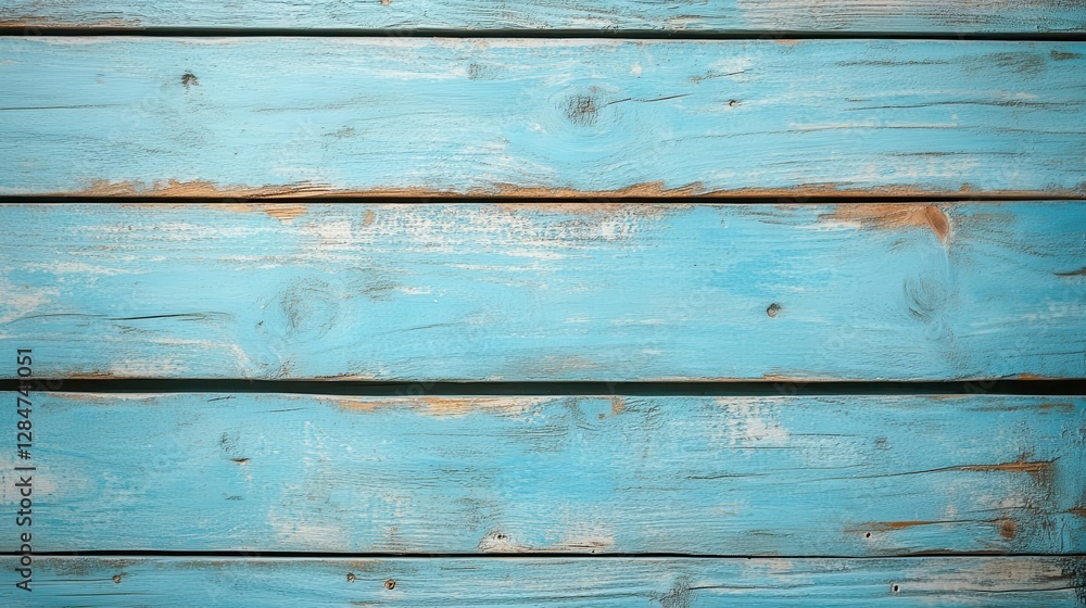 Beautiful Baby Blue Rustic Wooden Planks Background with Natural Distressed Texture Perfect for Newborn Photography and Product Displays