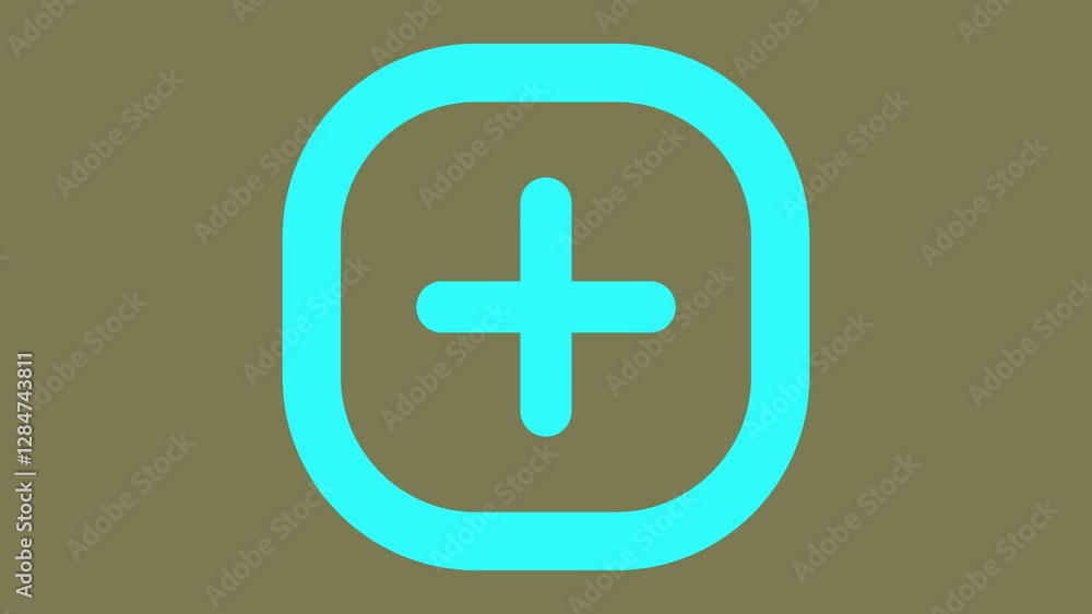 Plus animation for presentations, videos, websites with gray yellow background. Plus animation for presentations, videos, websites with gray yellow background.