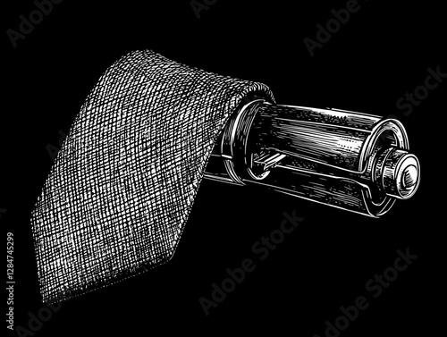 Stylish Tie Design Illustration