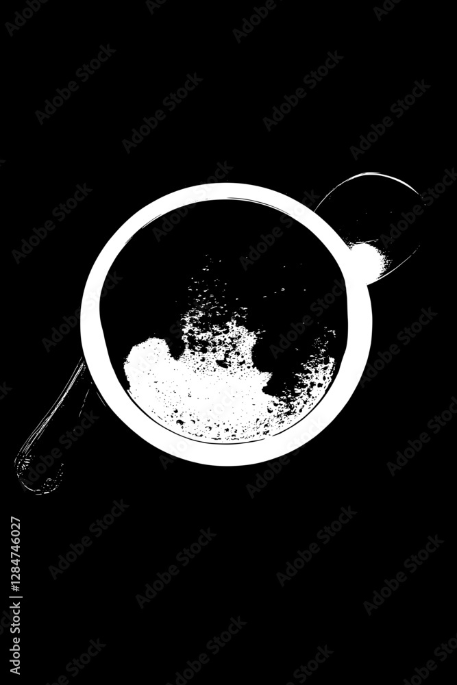 Espresso Shot in a White Cup Espresso Shot in a White Cup