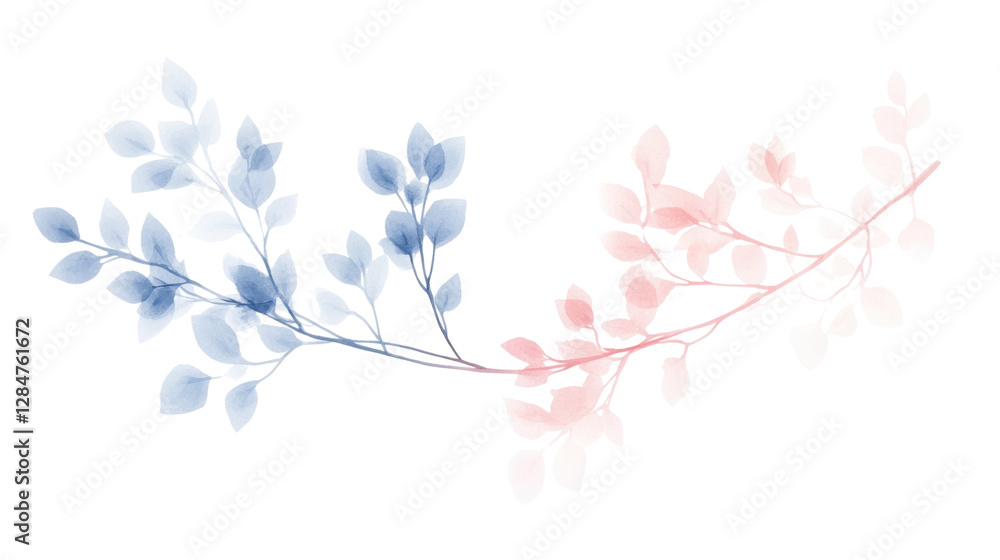 vector illustration of a branch of a tree isolated on white background vector illustration of a branch of a tree isolated on white background