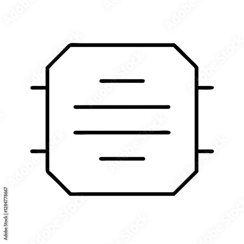 Abstract mask illustration with lines, art symbolizing protection
