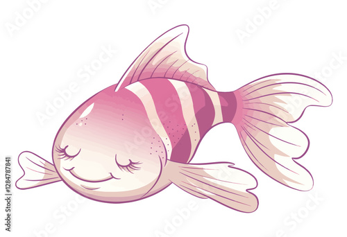 vector illustration of a fish