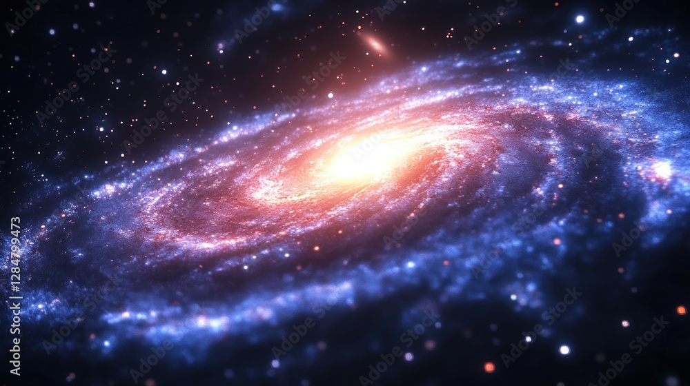 Fototapeta premium Spiral Galaxy in Deep Space (1)