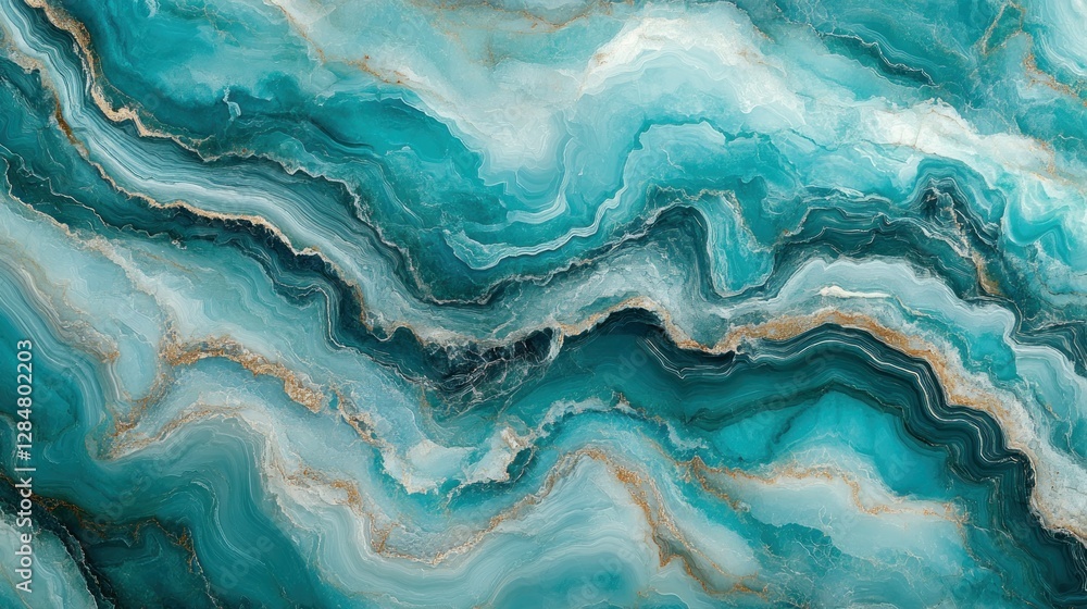 Abstract teal marble surface texture Abstract teal marble surface texture