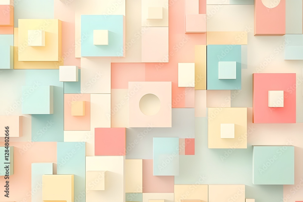 Minimalist Geometric Pastel Gradient Pattern for Contemporary Design Minimalist Geometric Pastel Gradient Pattern for Contemporary Design