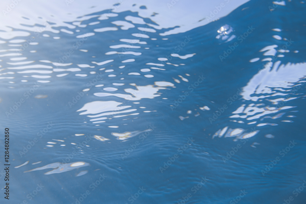 Water Reflection Abstract Pattern in Paphos, Cyprus.. Water Reflection Abstract Pattern in Paphos, Cyprus..