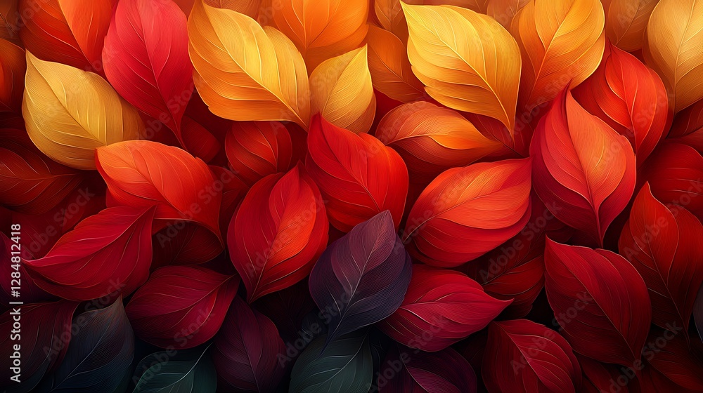 custom made wallpaper toronto digitalBeautiful autumn leaves in red orange and yellow HD photos