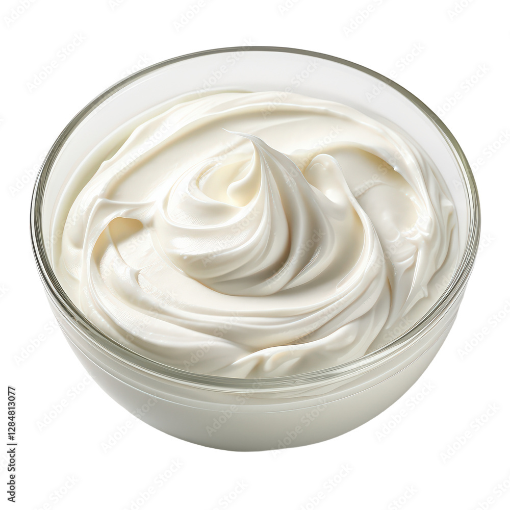 bowl of cream isolated on transparent background,PNG bowl of cream isolated on transparent background,PNG