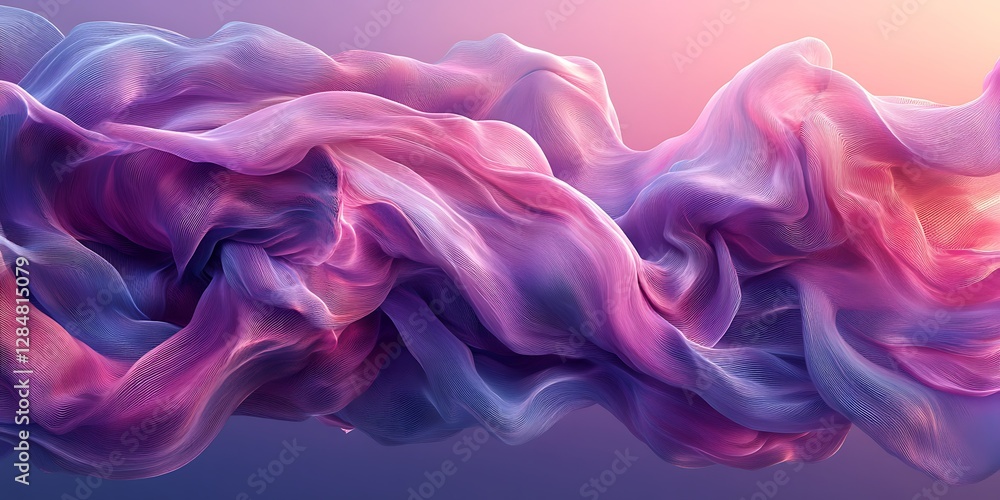 Obraz premium Abstract Fabric Flowing Colors (2)