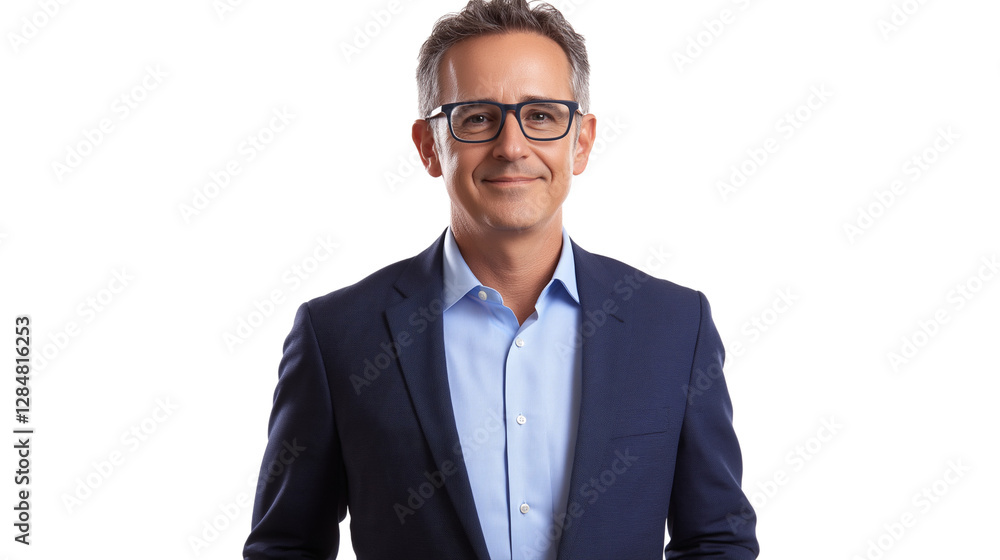 Portrait of a handsome businessman wearing suit isolated on transparent background, cut out Portrait of a handsome businessman wearing suit isolated on transparent background, cut out